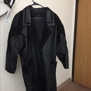 Women’s Full Length Leather Coat